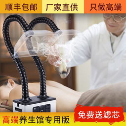 排烟机双工位艾灸烟雾过滤处理器车间焊锡烟雾净化器